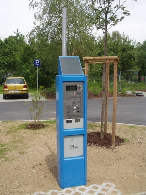  Parkovací automat PC2002 se solárním napájením